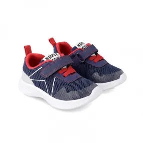 Mesh navy with red details sneaker