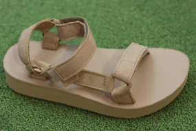 Women's Mid Universal Sandal- Sand Leather