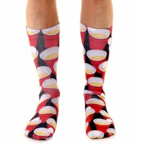 Beer Pong Crew Socks Unisex Sock