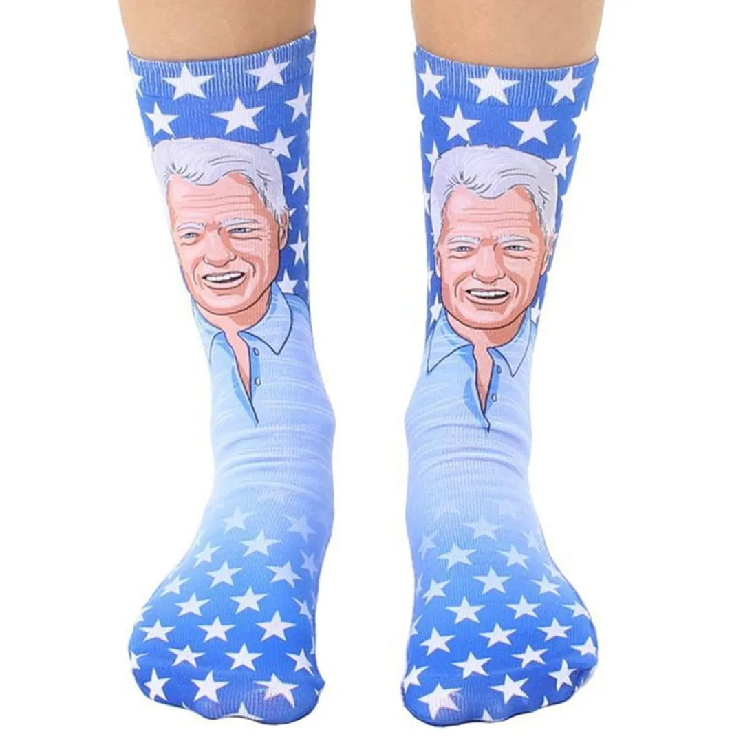 Bill Clinton Socks Unisex Crew Sock