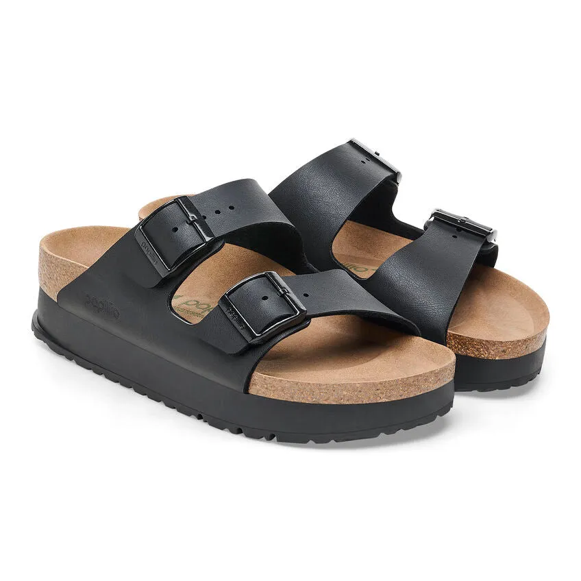 Birkenstock Arizona Flex Platform Vegan Sandal - Black