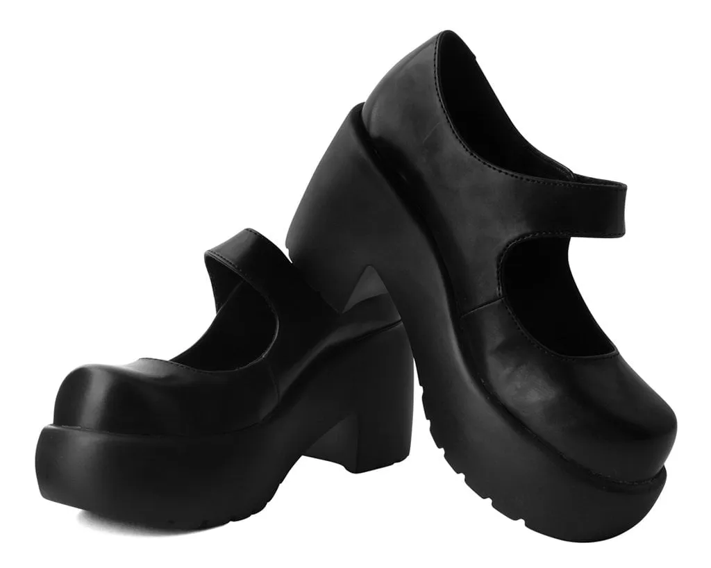 Black Bubble Anarchic Mary Jane Platform