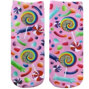 Candy Glitter Socks Ankle Sock