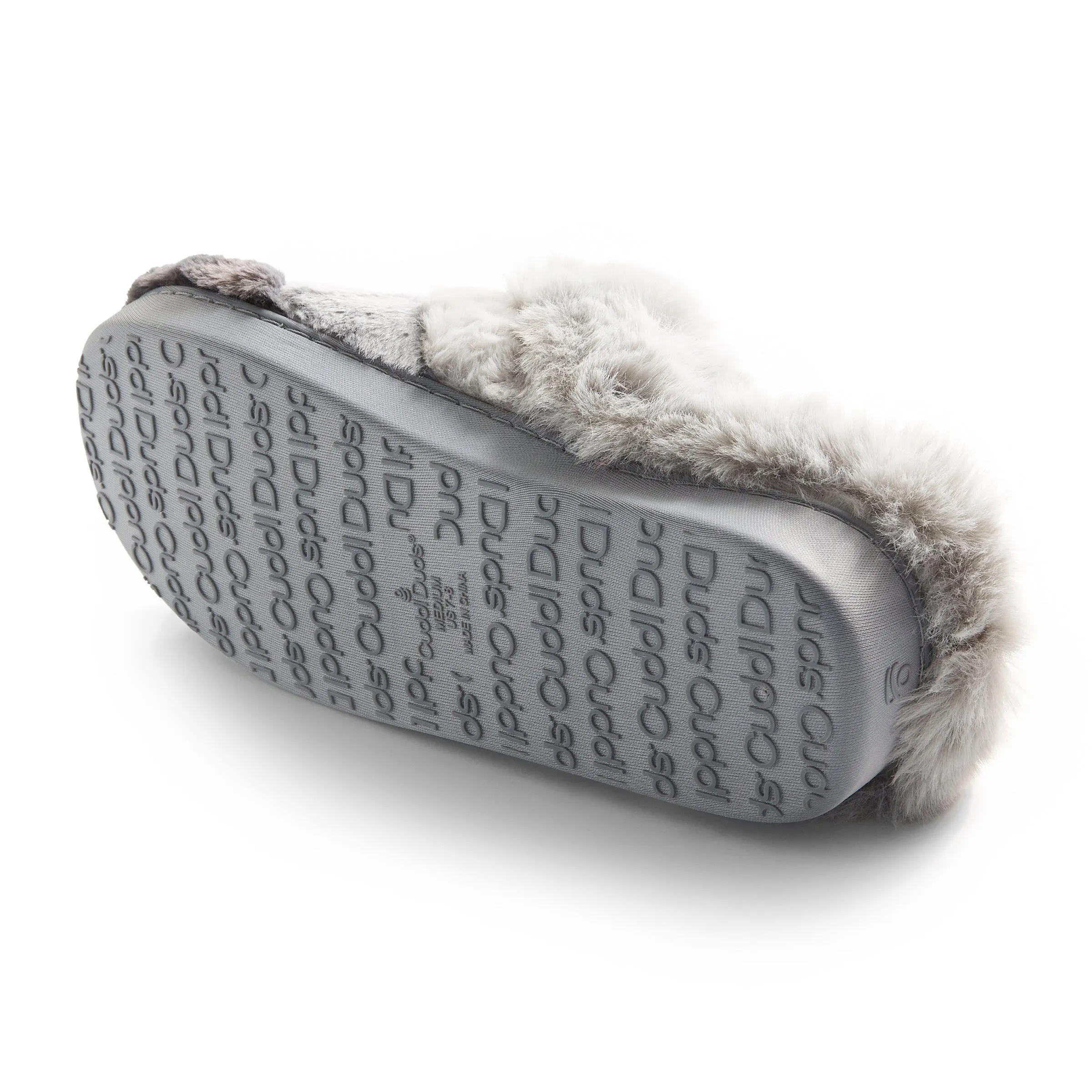 Colorblock Faux Fur Clog Slipper