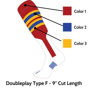 Doubleplay Custom Stirrup Sock Type F