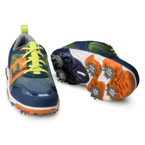 FootJoy Freestyle Boys Junior Golf Shoes- Navy/Orange