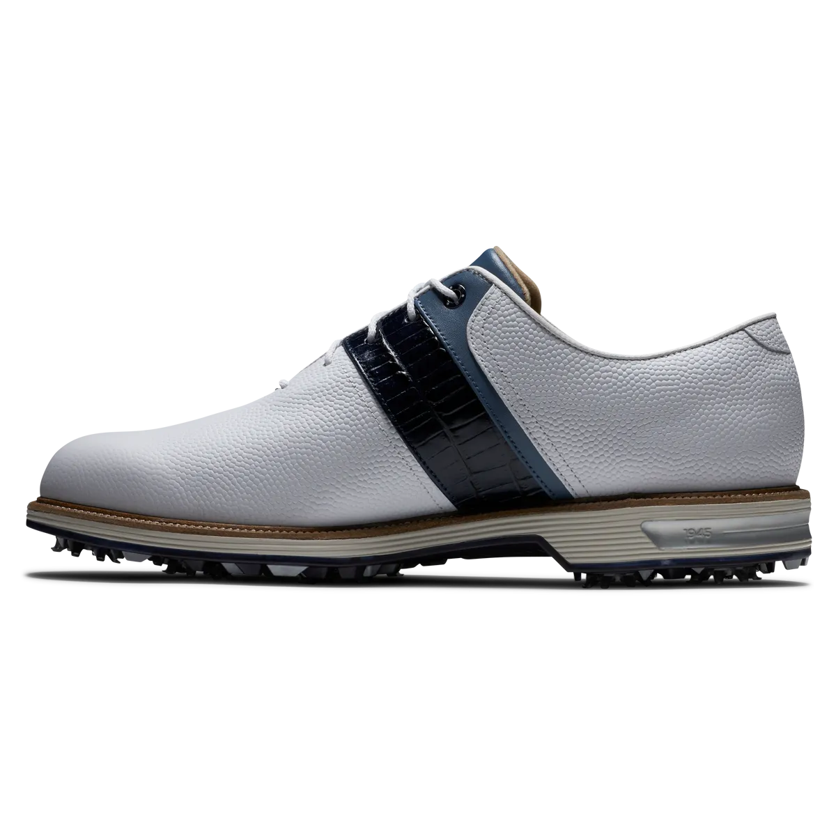 FootJoy Men's Premier Golf Shoes- White/Black/Navy