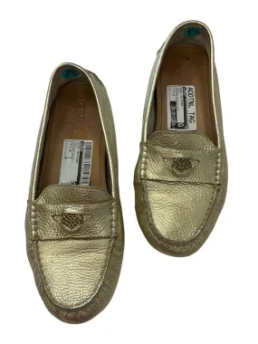 Gold Shoes Designer Coach, Size 7.5