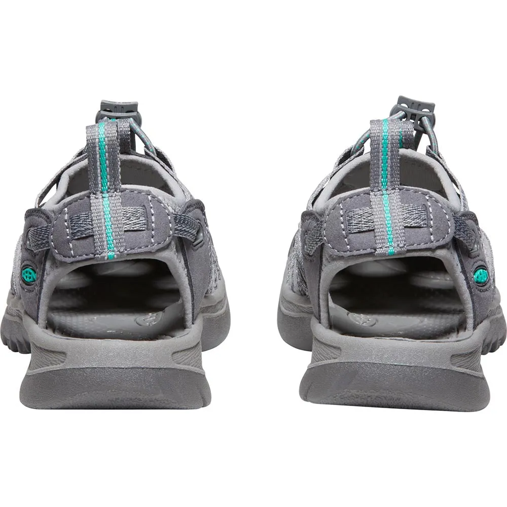 Keen Whisper Sandal - Medium Grey / Peacock Green