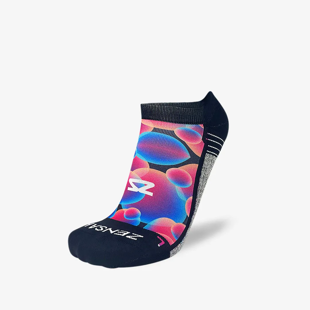 Lava Lamp Running Socks (No Show)