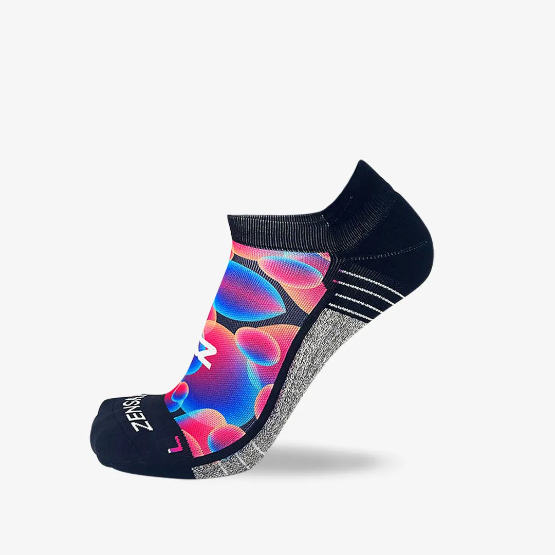 Lava Lamp Running Socks (No Show)