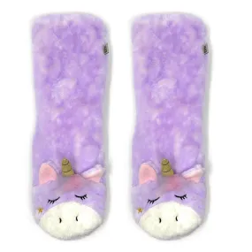 Magic Unicorn Plush Slipper Socks