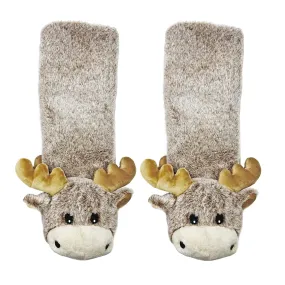 Moose Up Slipper Socks