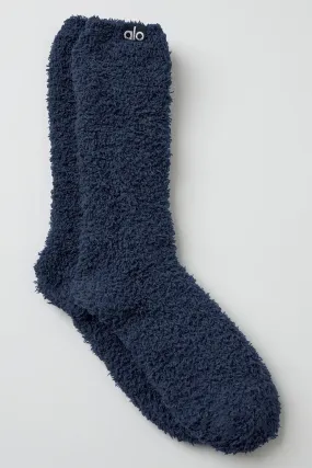 Plush Lush Sock - Navy